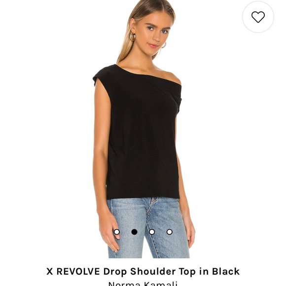 Drop shoulder Norma Kamali top - Picture 2 of 3